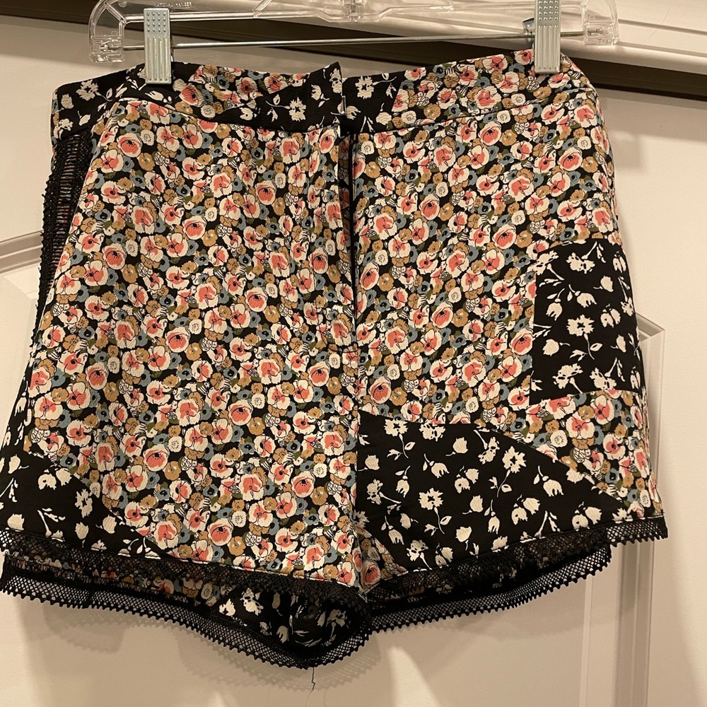 Topshop Mix Print Shorts